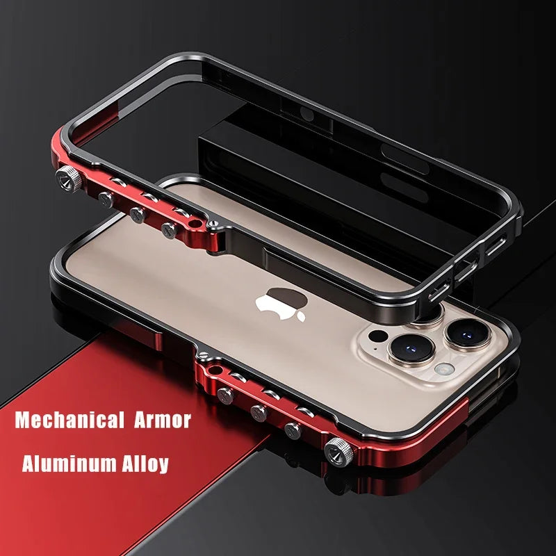 Case For Joy's Mechanical Metal Bumper Cover For iPhone 14 Series
