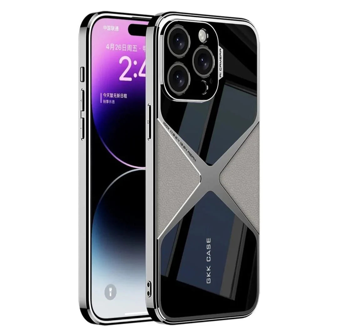 iPhone 16 Series Polished Guard Business Leather Case