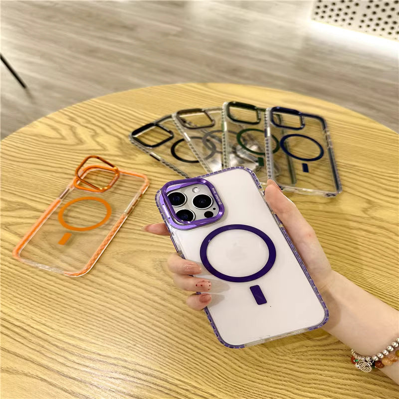 π Case for Joy: Magnetic Transparent TPU Case For iPhone 15 Series π