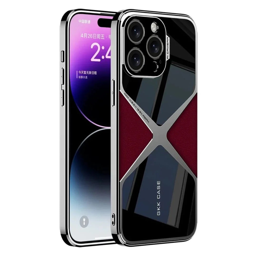 iPhone 16 Series Polished Guard Business Leather Case