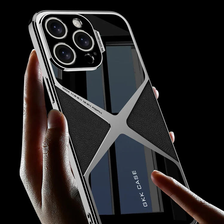 iPhone 16 Series Polished Guard Business Leather Case
