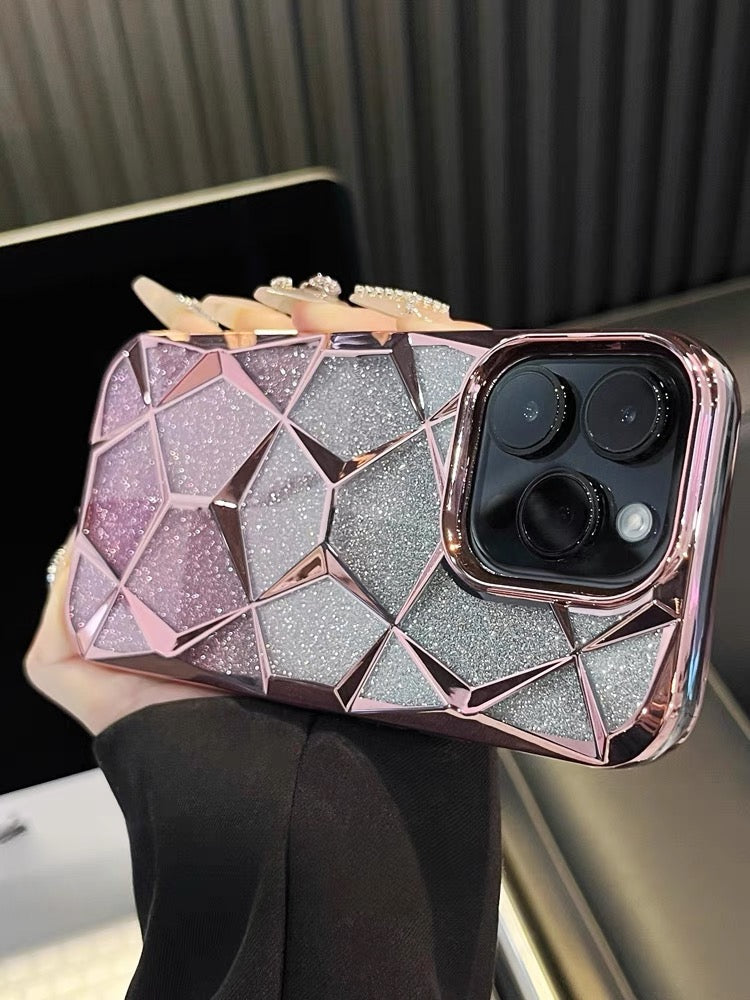Phone 13 Series Glitter Three-Dimensional Diamond Mobile Phone Case