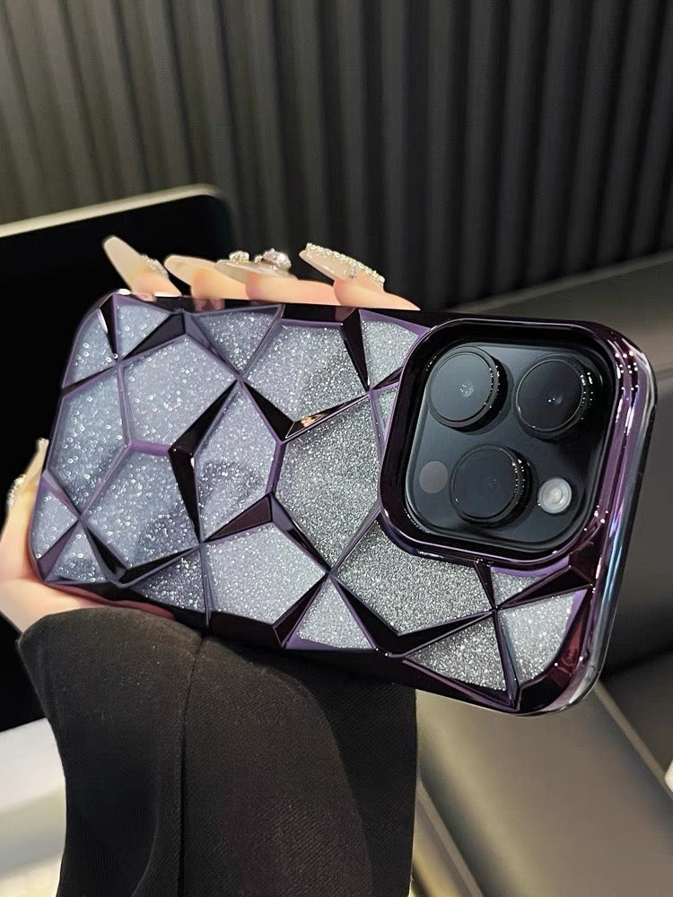 Phone 13 Series Glitter Three-Dimensional Diamond Mobile Phone Case