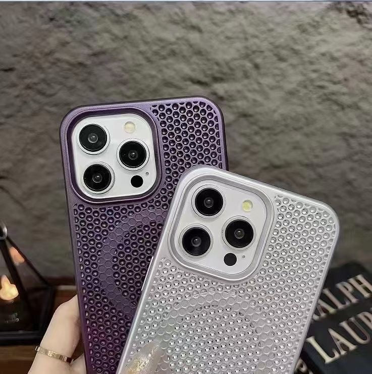 HoneyComb Cooling Mesh shell magnetic iPhone case