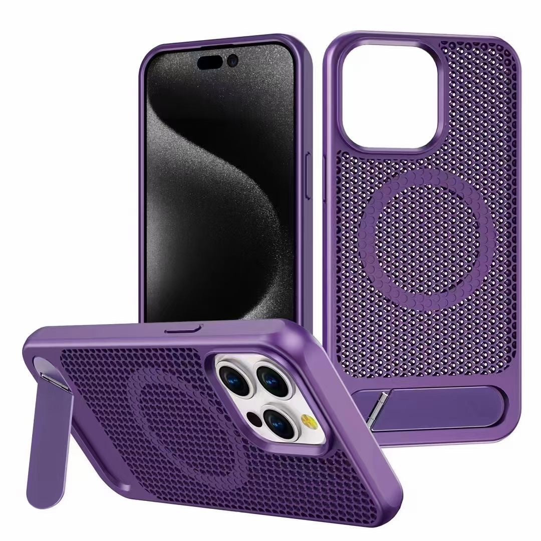HoneyComb Cooling Mesh shell magnetic iPhone case