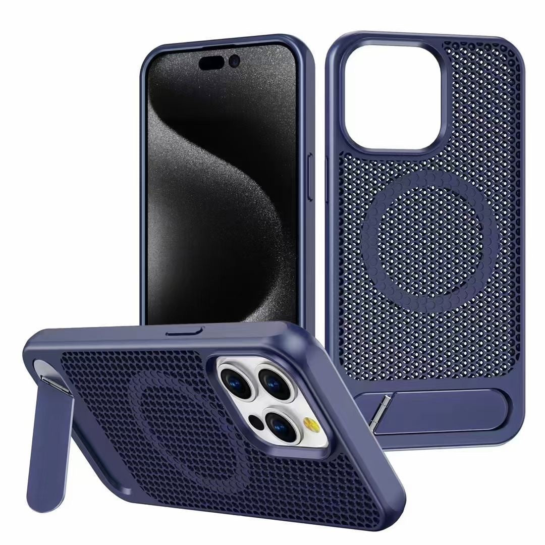 HoneyComb Cooling Mesh shell magnetic iPhone case