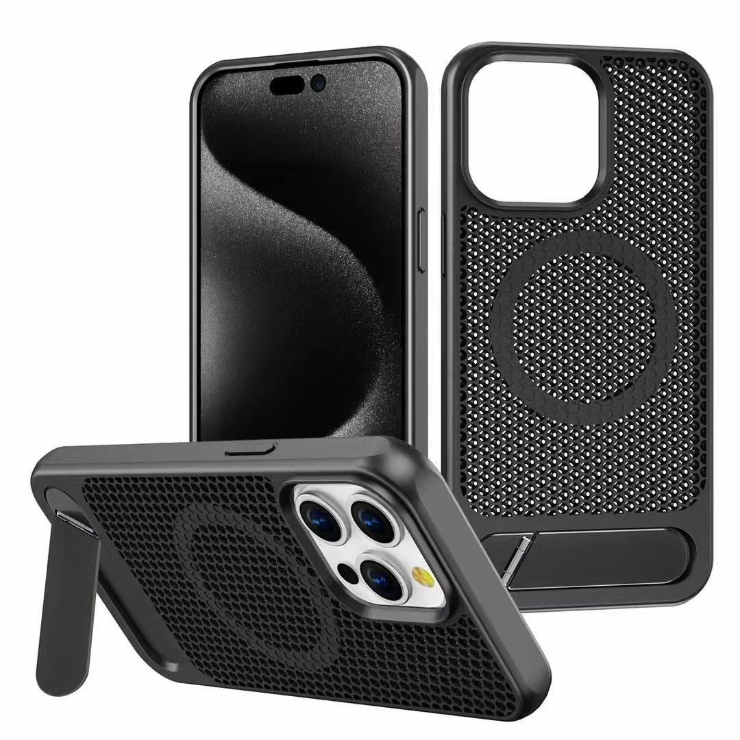 HoneyComb Cooling Mesh shell magnetic iPhone case