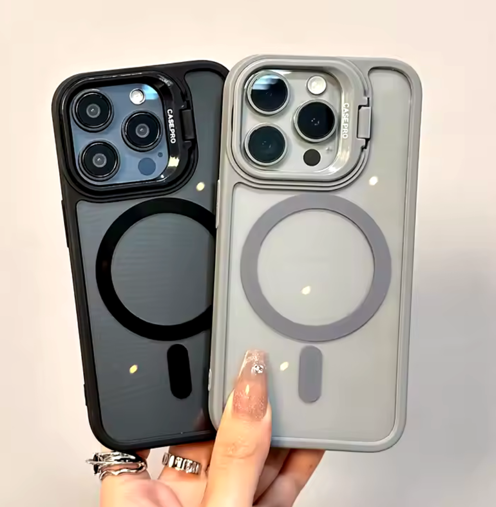 iPhone 16 Series Luxury Metal Lens Holder Magsafe Protection