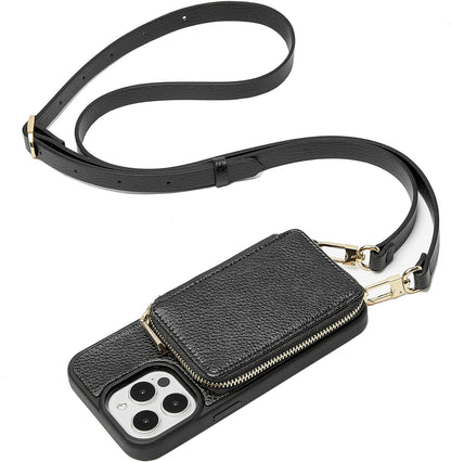 iPhone 15 Series ZVE RFID-Blocking Wallet Case.