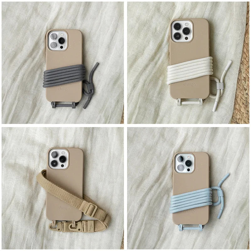 iPhone 15 Series Necklace Case Detachable