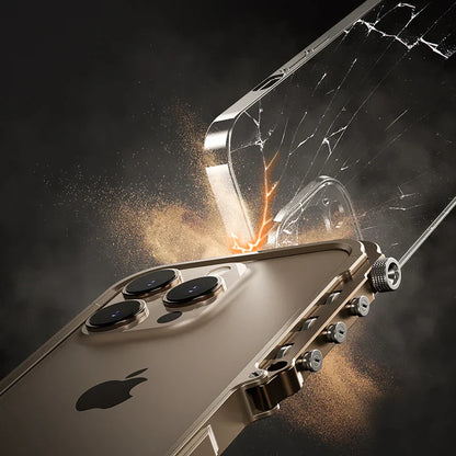 Case For Joy's Mechanical Metal Bumper Cover For iPhone 14 Series