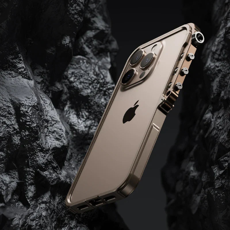 Case For Joy's Mechanical Metal Bumper Cover For iPhone 14 Series