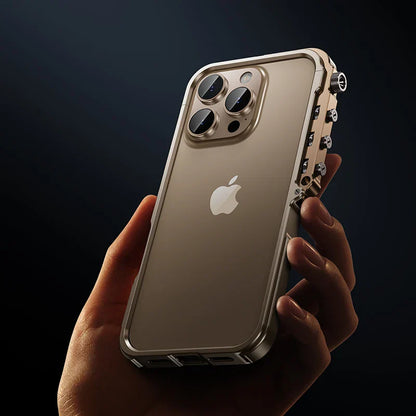 Case For Joy's Mechanical Metal Bumper Cover For iPhone 16 Series