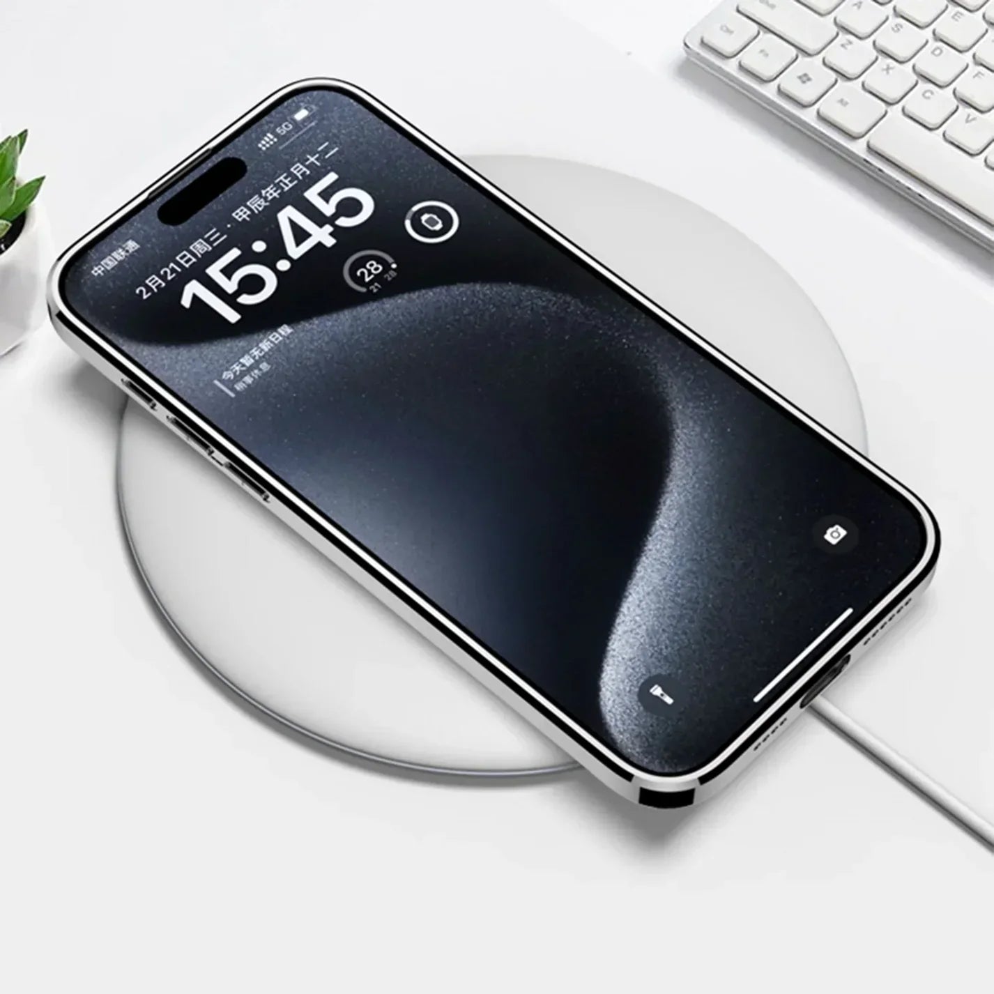 iPhone 16 Series Polished Guard Business Leather Case
