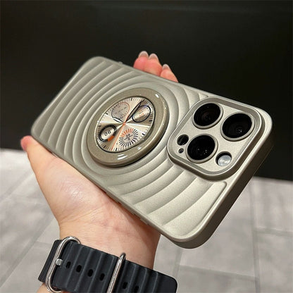 iPhone 15 Series 3D Frosted Built In Compass Case