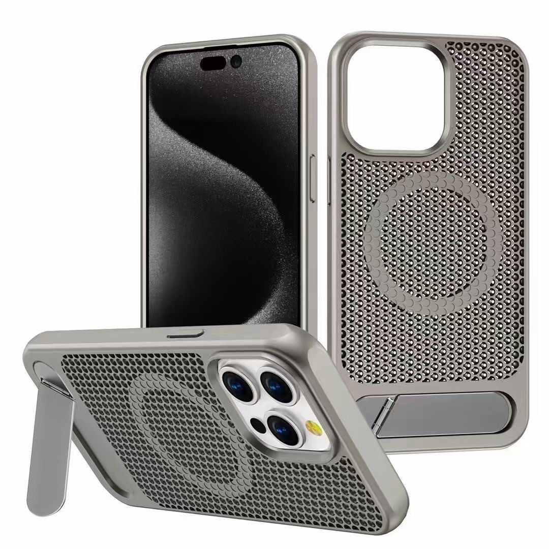 HoneyComb Cooling Mesh shell magnetic iPhone case