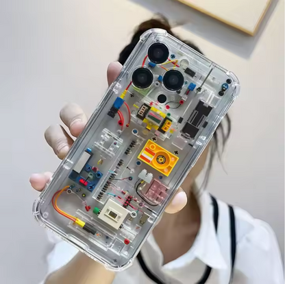 iPhone 15 Series Aurora Laser Case with Shock Protection