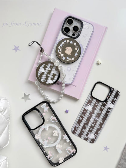 Lavender Love Heart Case Set of 2 Pcs For iPhone 16 Series