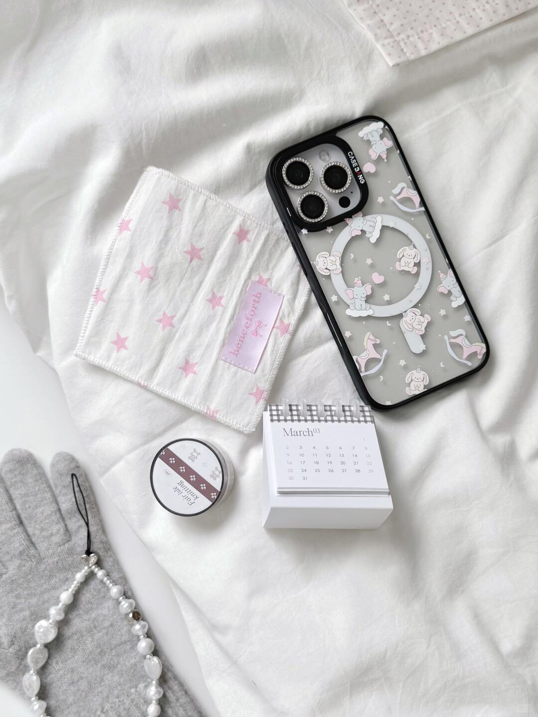 Lavender Love Heart Case Set of 2 Pcs For iPhone 16 Series