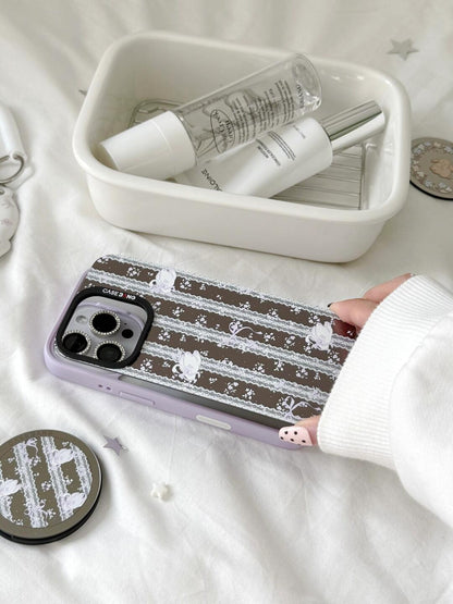 Lavender Love Heart Case Set of 2 Pcs For iPhone 16 Series
